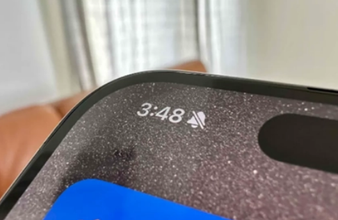 天等苹果15pro维修站分享如何隐藏iPhone15Pro上静音铃声图标 